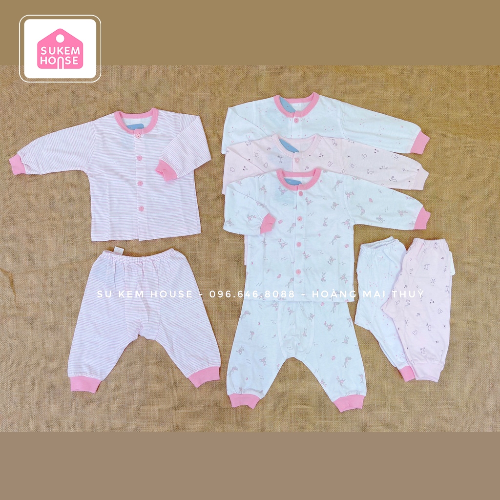 SET BỘ QUẦN ÁO MIOMIO MỎNG CHO BÉ TRAI VÀ BÉ GÁI CHẤT LIỆU COTTON 100% HÀNG CHÍNH HÃNG AN TOÀN CHO DA BÉ