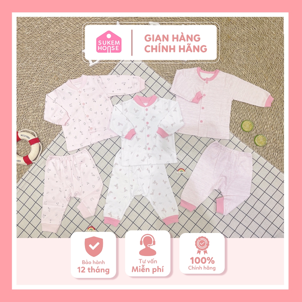 Bộ Quần Áo MIOMIO Dài Tay Mùa Thu Đông Chất Liệu 100% Cotton Hàng Chính Hãng An Toàn Cho Da Bé