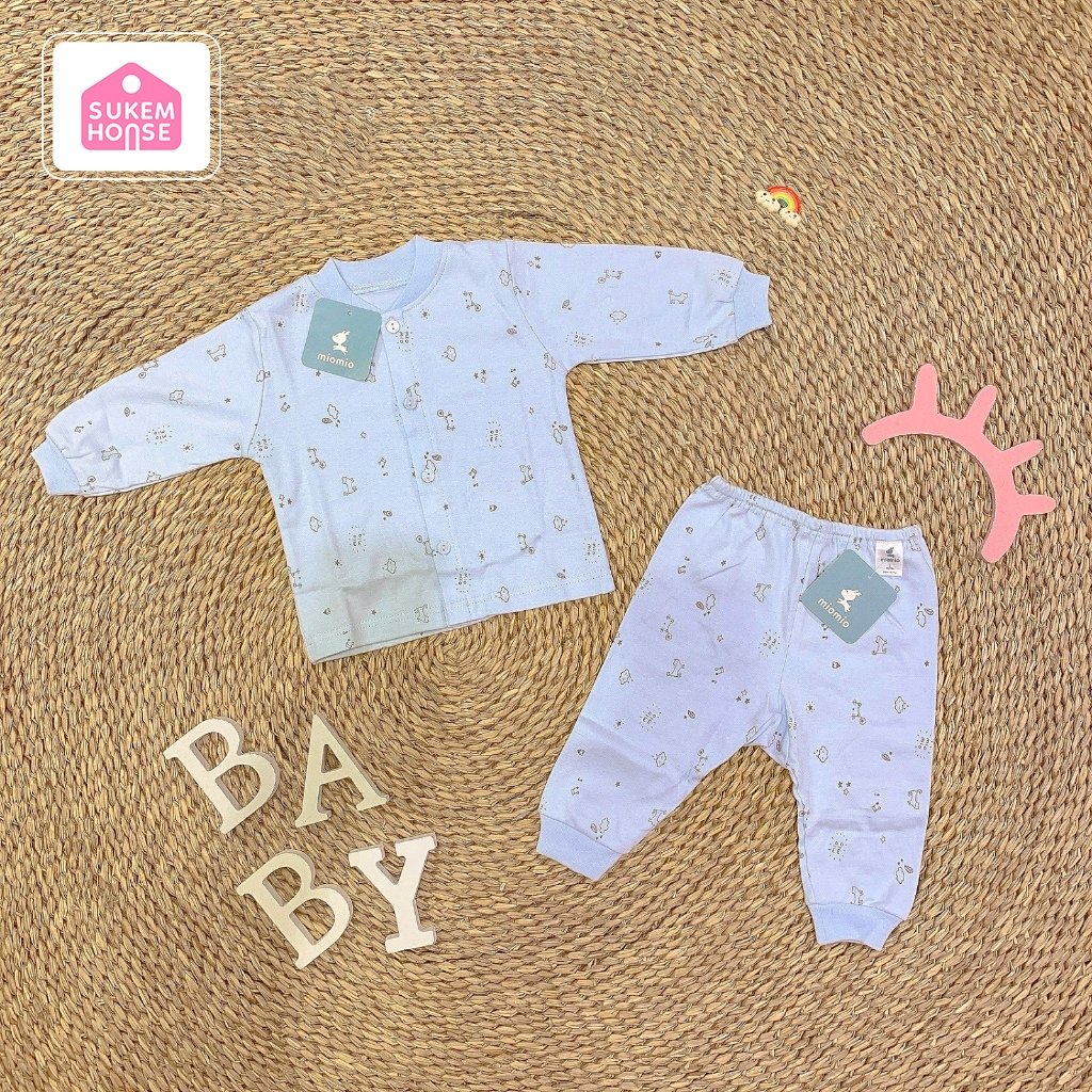 Bộ Quần Áo MIOMIO Dài Tay Mùa Thu Đông Chất Liệu 100% Cotton Hàng Chính Hãng An Toàn Cho Da Bé