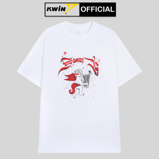 Áo thun form rộng unisex local brand INSIDEMEN in hình thiên thần phông ulzzang nam nữ cổ tròn ITS076S3