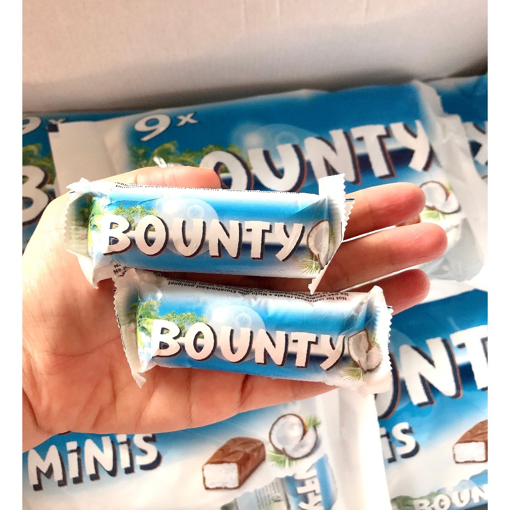 Socola dừa Bounty hàng chuẩn Đức gói 275g