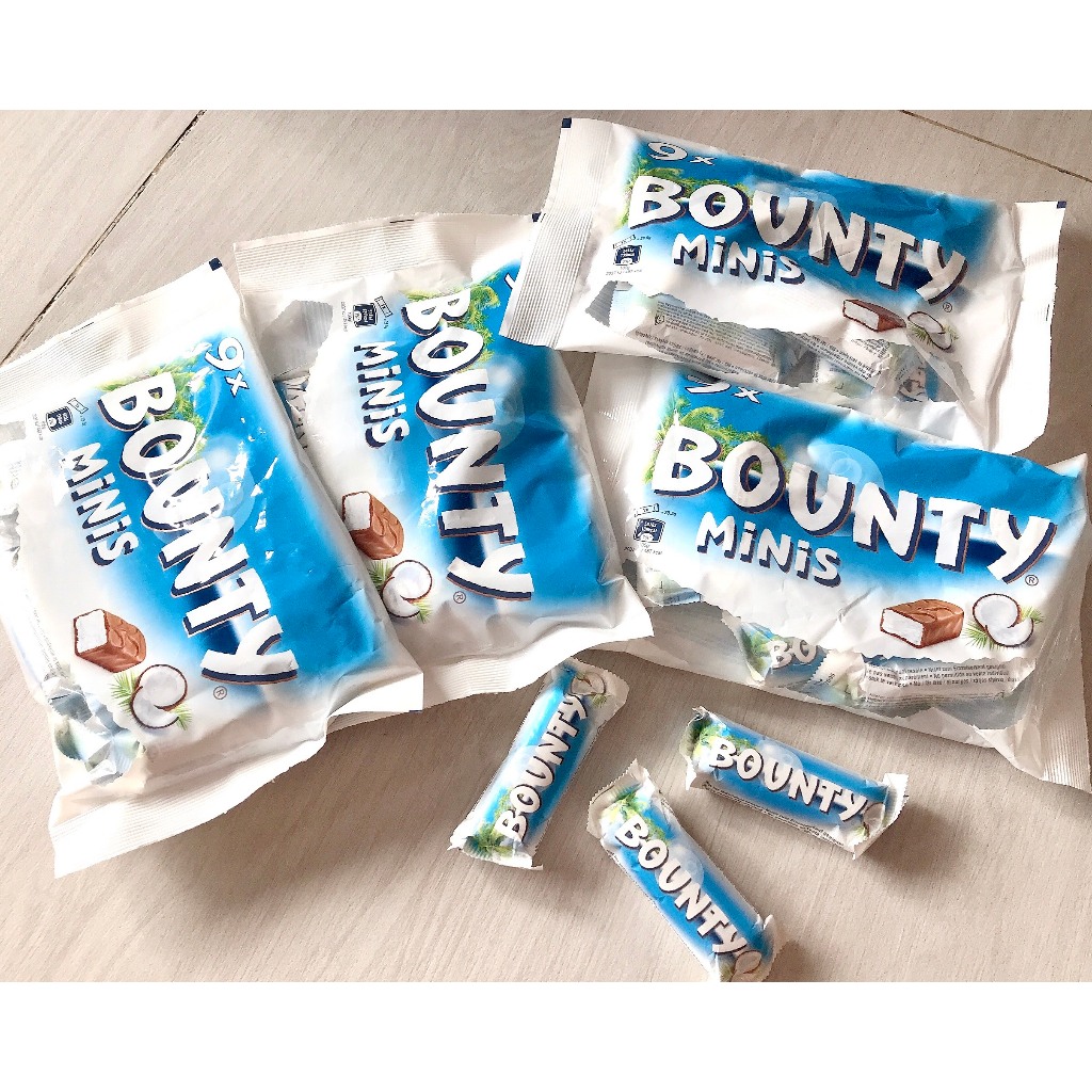 Socola dừa Bounty hàng chuẩn Đức gói 275g
