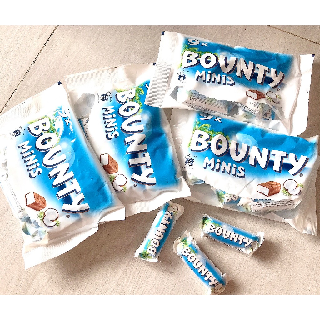 Socola dừa Bounty hàng chuẩn Đức gói 275g