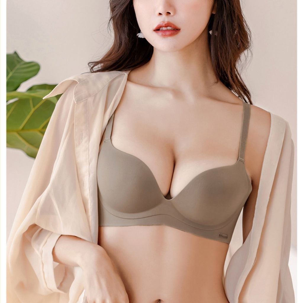 Áo ngực nữ su không gọng mềm mại thoáng mát  đệm mút dày giúp nâng ngực gợi cảm sexy DEVARI A431