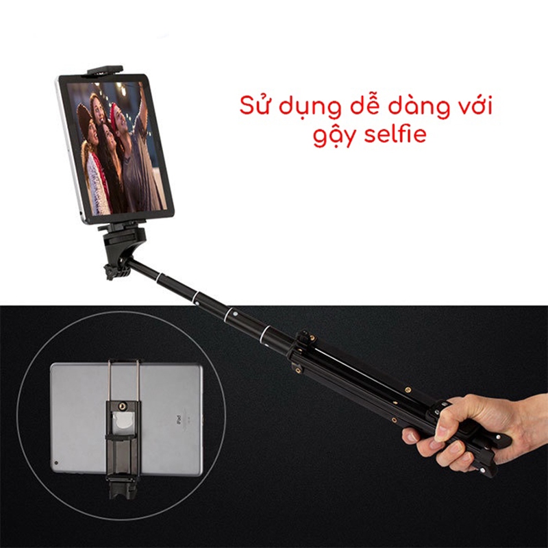 Kẹp điện thoại, máy tính bảng gắn chân tripod chân đa năng ren chuẩn 1/4 inch  Phukiengiauudai