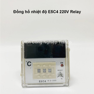 Đồng hồ nhiệt độ E5C4-R20K , E5C4 220V Relay