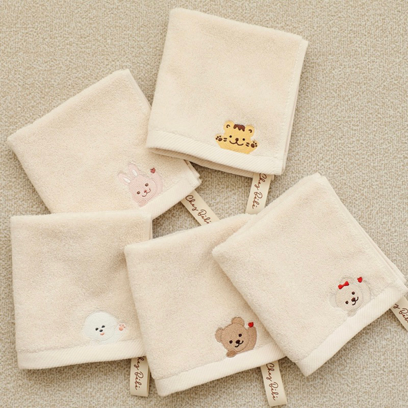 Khăn mặt cotton organic Chezbebe nội địa Hàn cho bé và cả gia đình