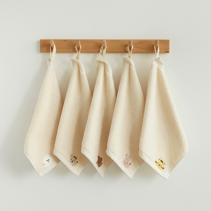 Khăn mặt cotton organic Chezbebe nội địa Hàn cho bé và cả gia đình