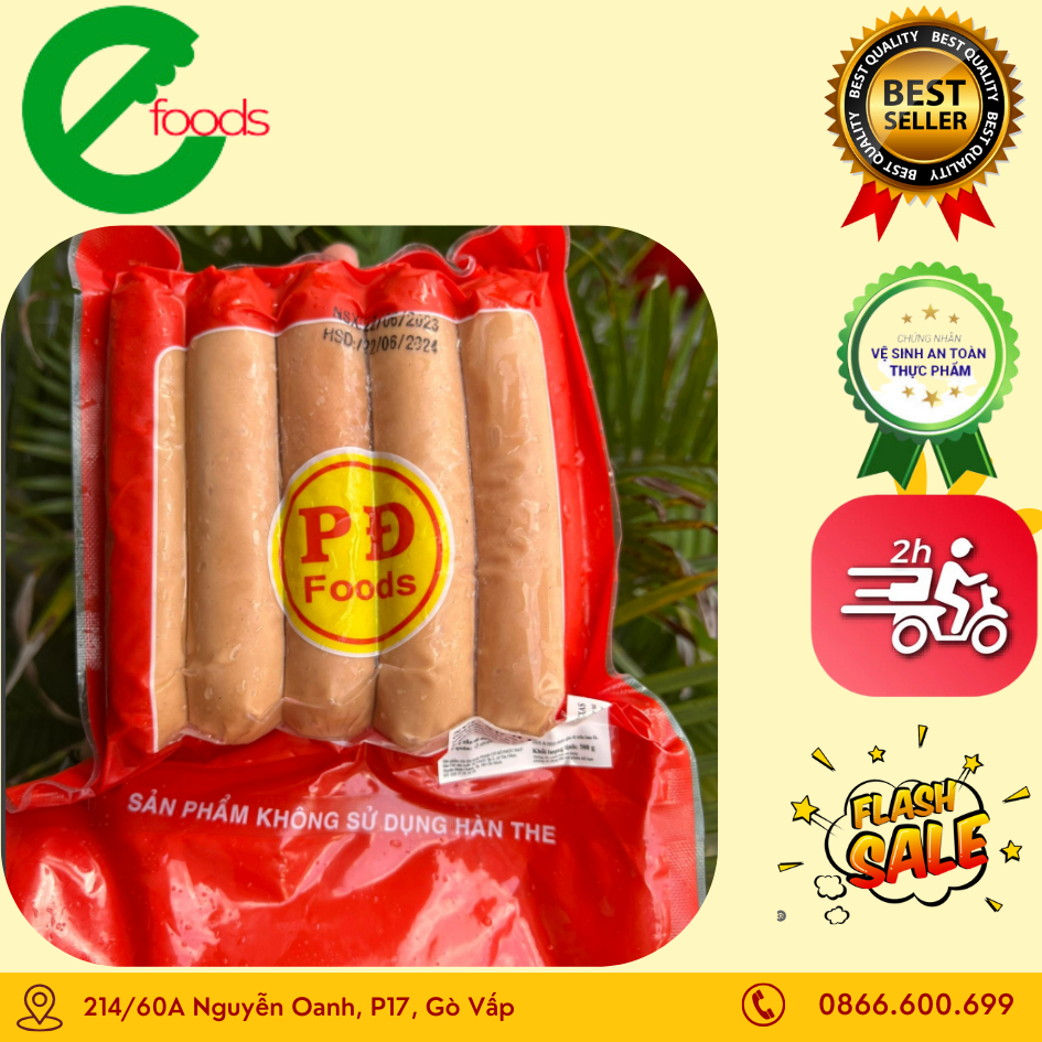 Xúc Xích Đức 500gr/gói