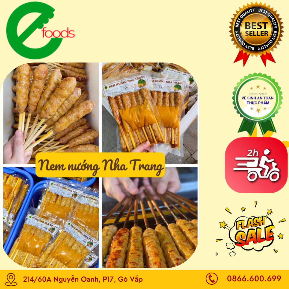 Nem Nướng Nha Trang Que 500G