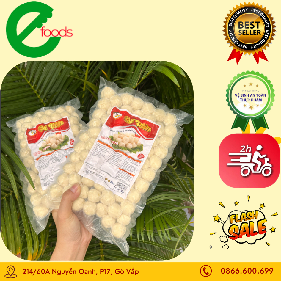 Cá Viên 500G Chiên Thả Lẩu Siêu Ngon