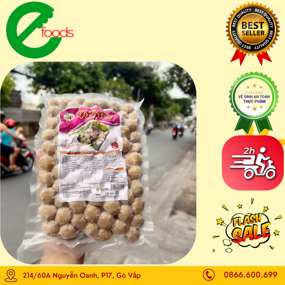 Bò Viên 500G Chiên Thả Lẩu Ngon Khó Cưỡng