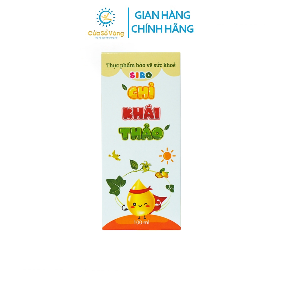 Chỉ Khái Thảo - Hỗ Trợ Giảm Ho, Giảm Đờm Do Viêm Họng, Viêm Phế Quản