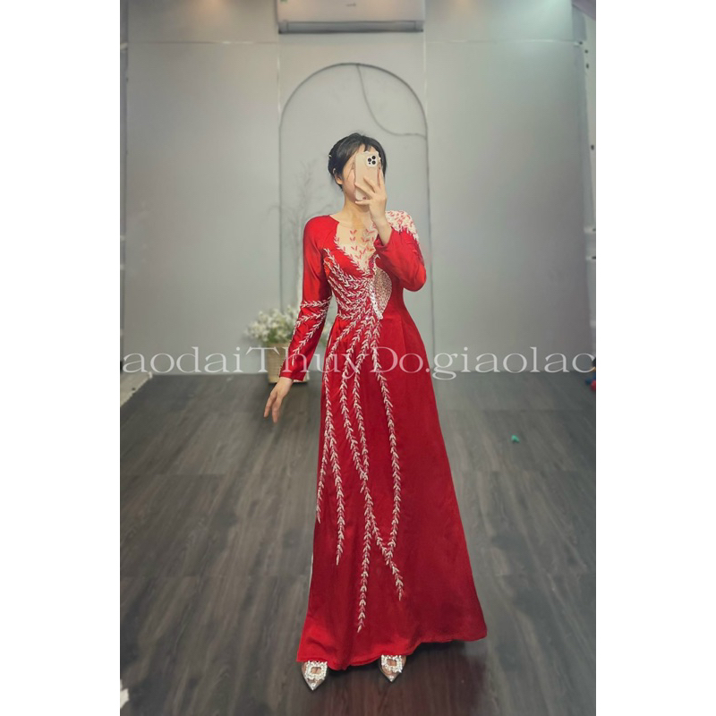 Áo Dài Mẹ Cô Dâu, Áo Dài Bà Sui, Áo Dài Đính Hạt,…