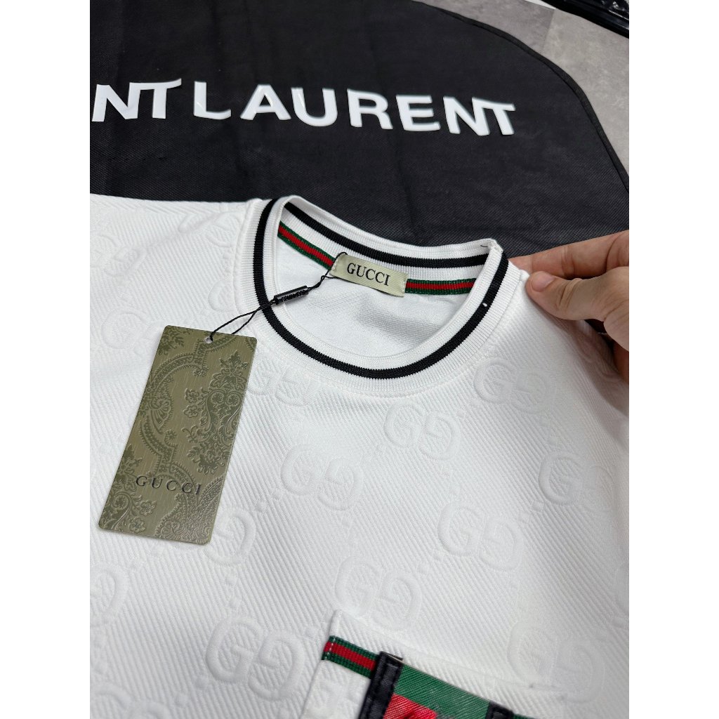 Bộ quần áo nỉ thu đông dài tay nam guici Chất xốp tàu cao cấp dáng thể thao năng động