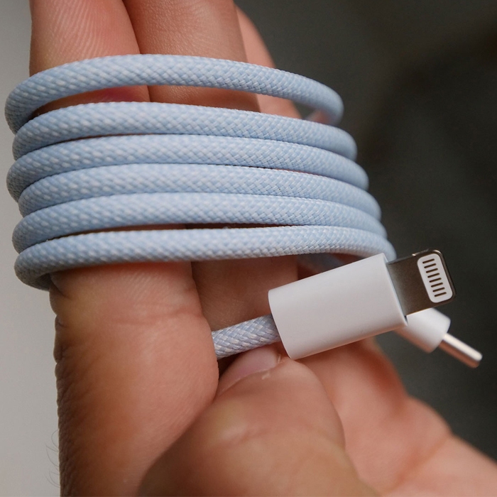 Cáp sạc dây dù siêu bền hàng Zin C-L cho IPhone/IPad/IMac