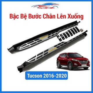 Bậc bệ bước chân, bậc bệ lên xuống xe - tucson 2016-2017-2018-2019-2020 mẫu mobis và mẫu chéo