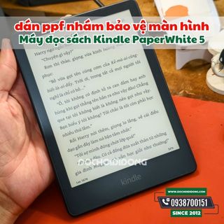 [ Độ mờ thấp- NHỰA CỨNG] Miếng dán NANO nhám Kindle Paperwhite 5 cao cấp