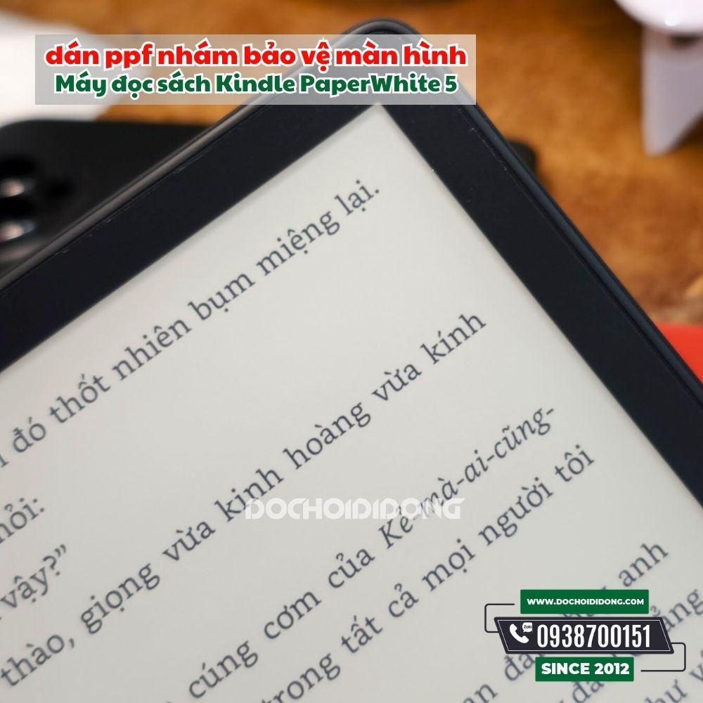Miếng dán PPF Hydorgen Kindle Paperwhite 5 trong, nhám cao cấp