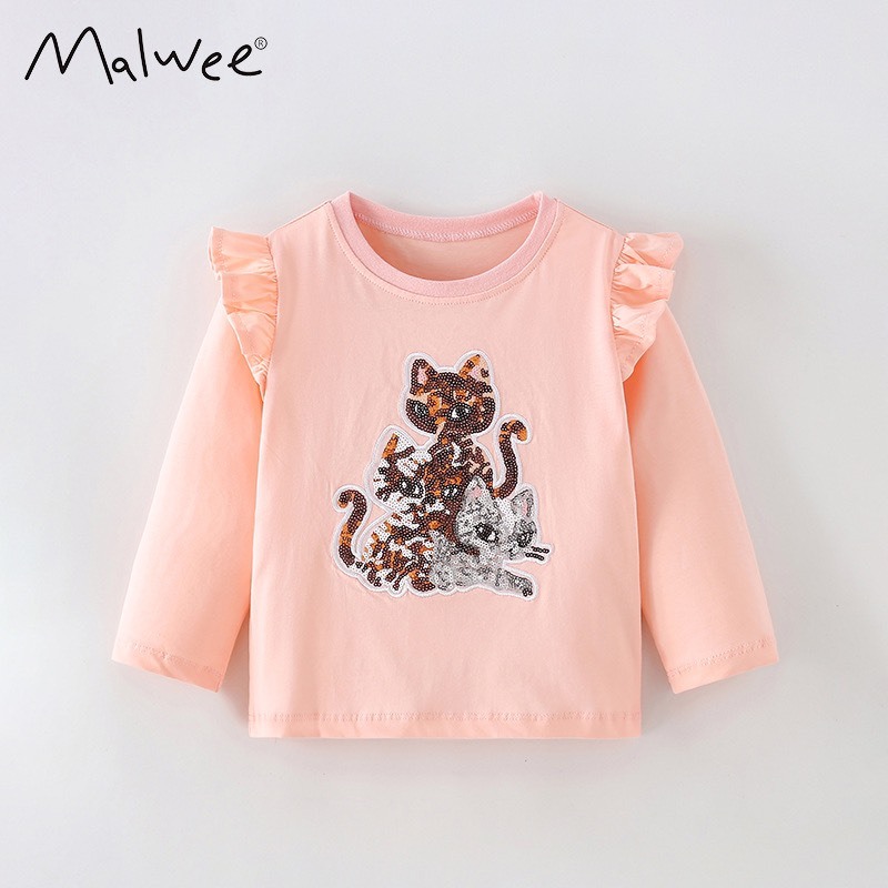 Áo Thun Dài Tay Cotton Nhiều Mẫu Cho Bé Gái Mẫu Mới 2023 P1 - Jumping Beans Official Store