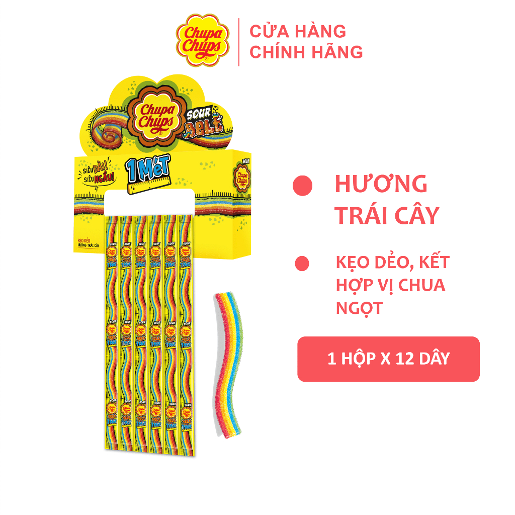 Kẹo dẻo Chupa Chups Sour Belt