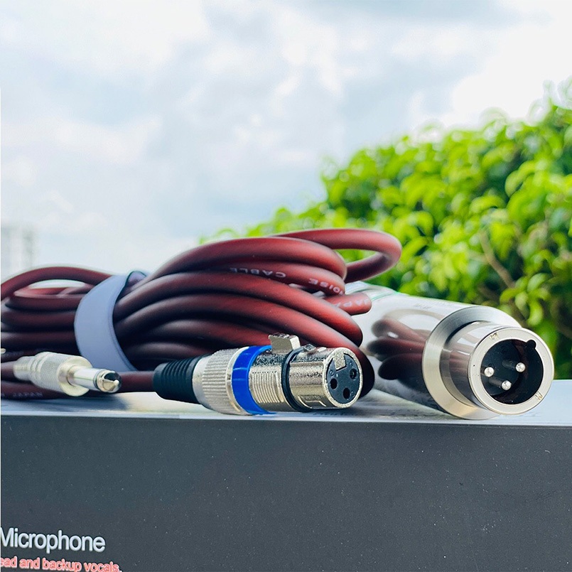 Micro có dây Tomahawk đời mới năm 2023 dây dài 5m, thân mic kim loại chống han