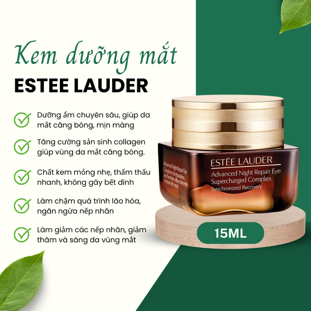 Kem dưỡng mắt Estee Lauder Advanced Night Repair Eye 5ml/15ml tái tạo vùng da mắt rạng ngờ, trẻ trung