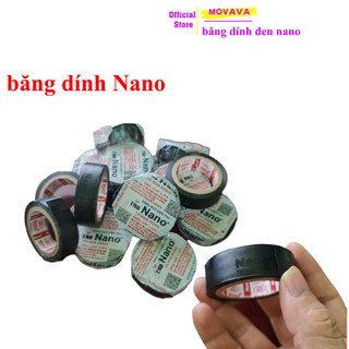 Băng keo điện, băng dính đen cách nhiệt quấn cách điện tốt - Movava