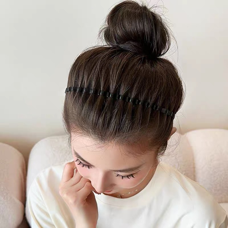 Bờm Tóc Phong Cách Vintage Cài Tóc Hàn Quốc Nhẹ Nhàng Gợn Sóng