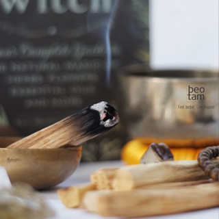 [Gỗ tuyển chọn] (Mua gỗ tặng nụ) Palo Santo - Gỗ trắc xanh Bèo Tấm Thanh tẩy, thanh lọc không khí