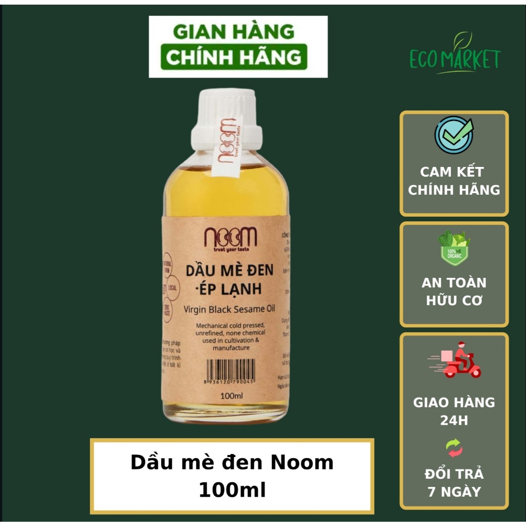 Dầu mè đen ép lạnh Noom 100ml