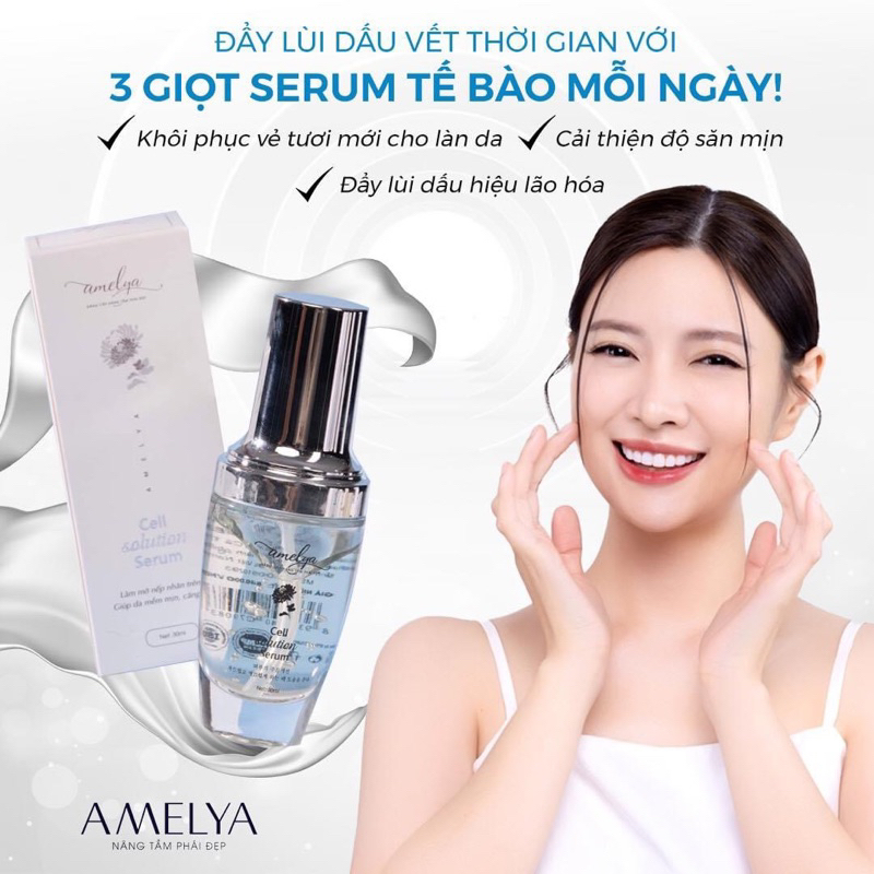 Serum Tế Bào Dưỡng Trắng Da Cell Solution Làm Trắng Da, Chống Lão Hóa Và Tái Tạo Làn Da