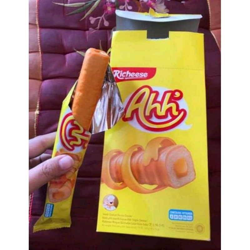 BÁNH XỐP PHÔ MAI AHH' RICHEESE HỘP 90GR