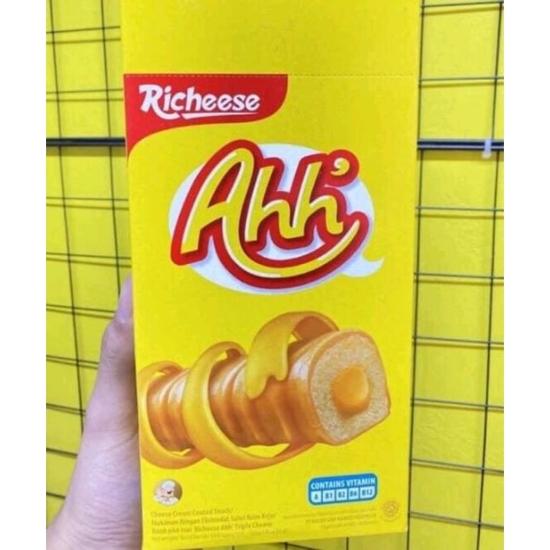 BÁNH XỐP PHÔ MAI AHH' RICHEESE HỘP 90GR