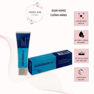 Gel vết thương SUPORAN GEL dành cho vết thương hở, vết bỏng, vết loét, trầy xước, chấn thương - Tuýp 25g
