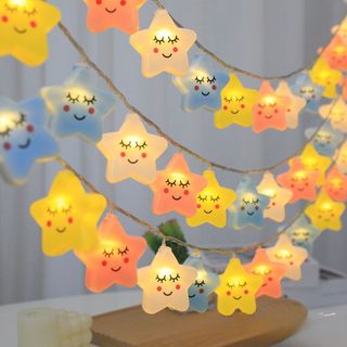 Đèn led hình ngôi sao mặt cười