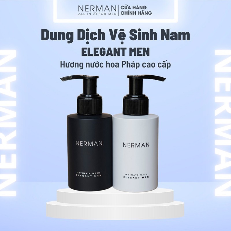 Dung dịch vệ sinh nam giới Nerman Elegant Men 100ml hương nước hoa cao cấp
