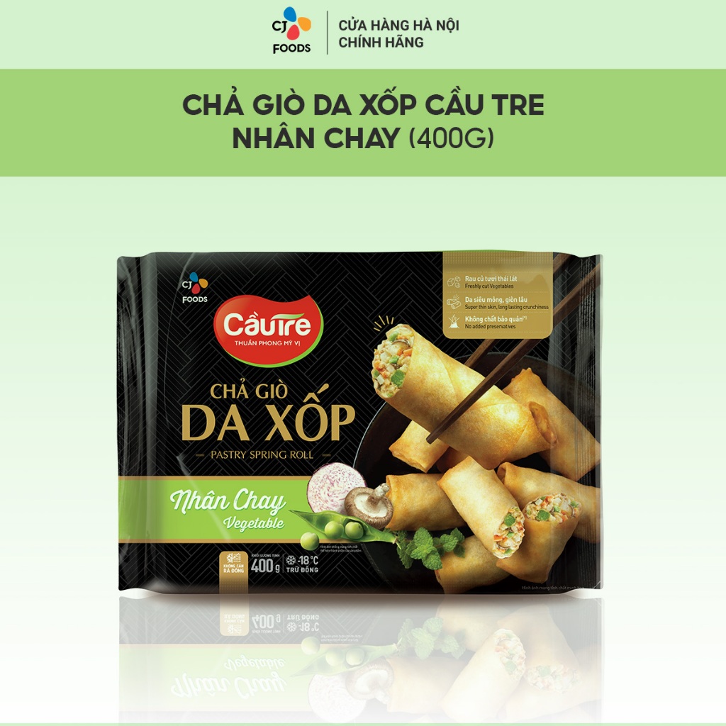 Chả giò Cầu Tre da xốp - Chả giò chay 400g