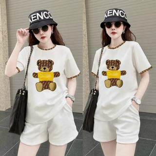 SET  SHORT COTTON THÊU CAO CẤP