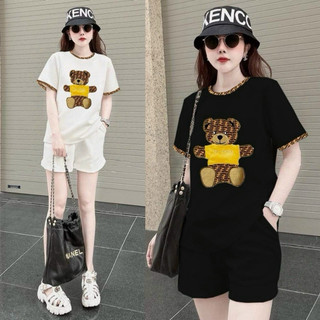 Set short cotton thêu cao cấp