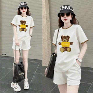 SET  SHORT COTTON THÊU CAO CẤP