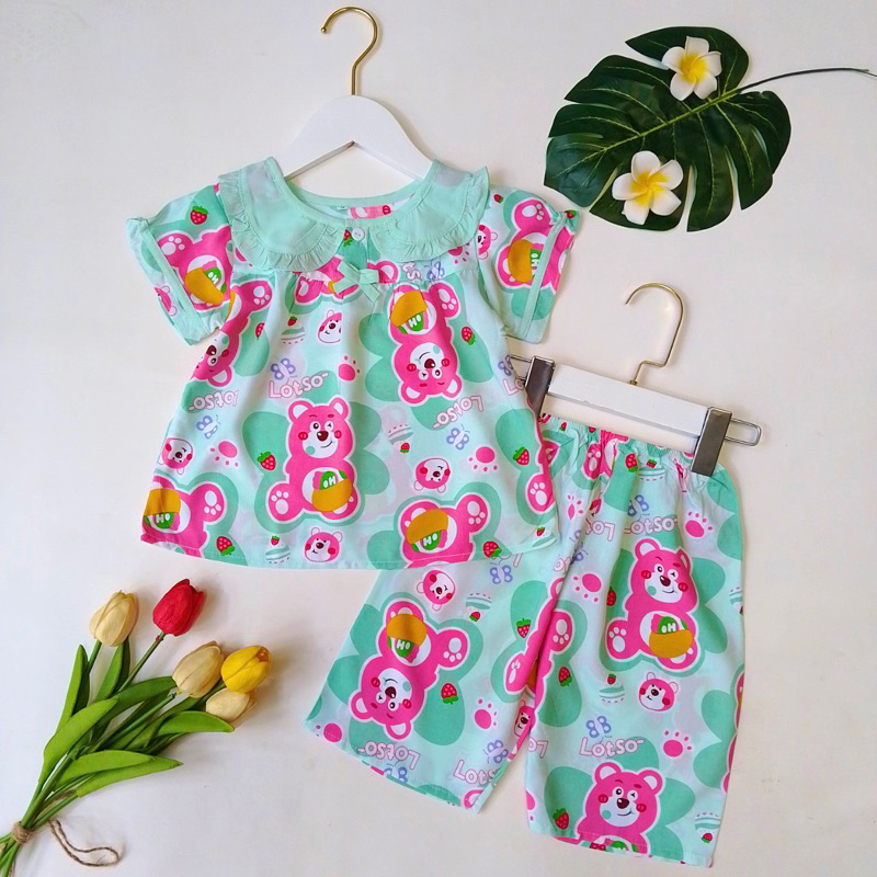 9-32kg Đồ bộ Lanh/tole BÉ GÁI Quần Lửng
