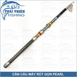 Cần câu cá máy rút gọn pearl carbon 2m1, 2m4, 2m7, 3m0