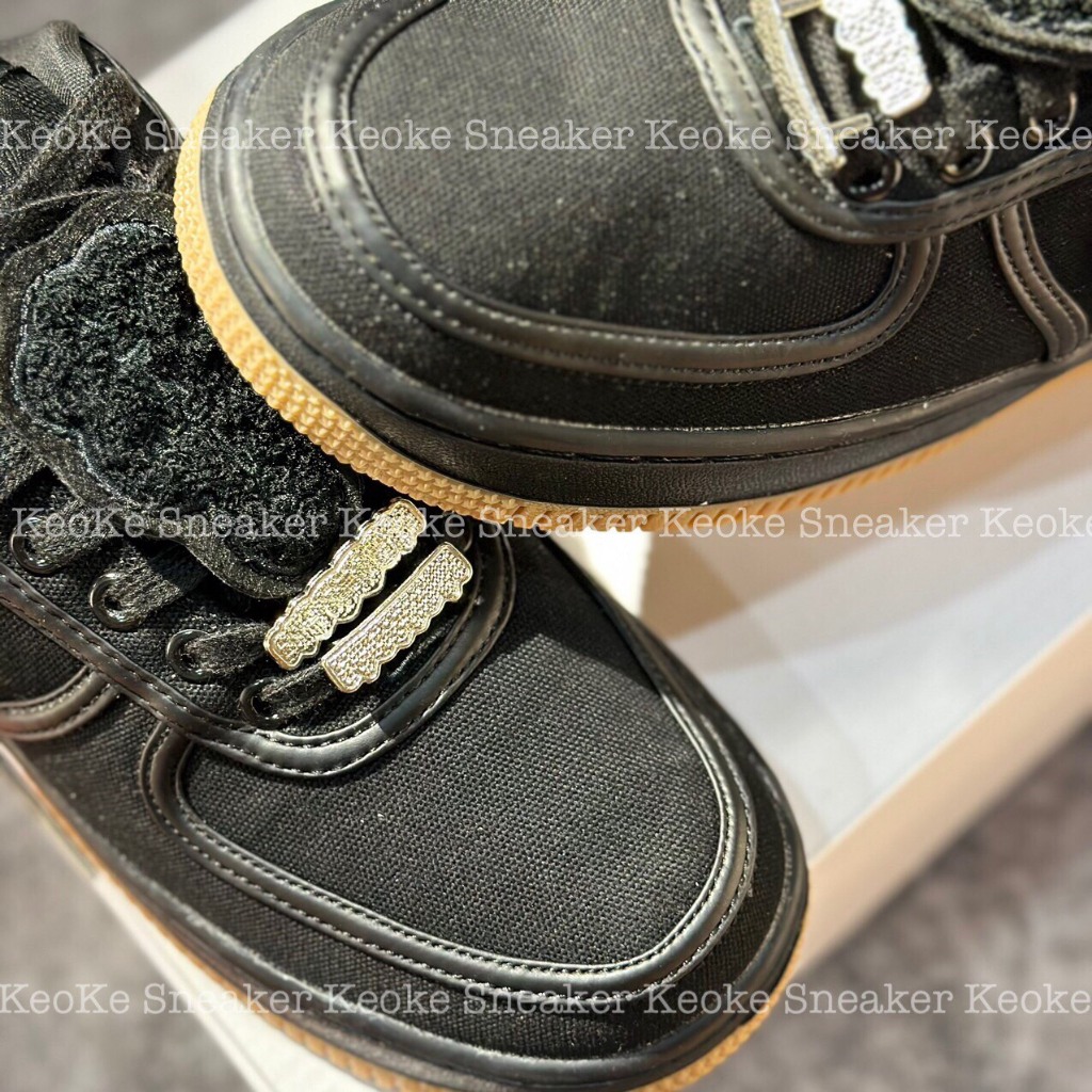 Giày Thể Thao Sneaker NIKE AIR FORCE 1 LOW TRAVIS SCOTT BLACK Full Box Tặng Tất