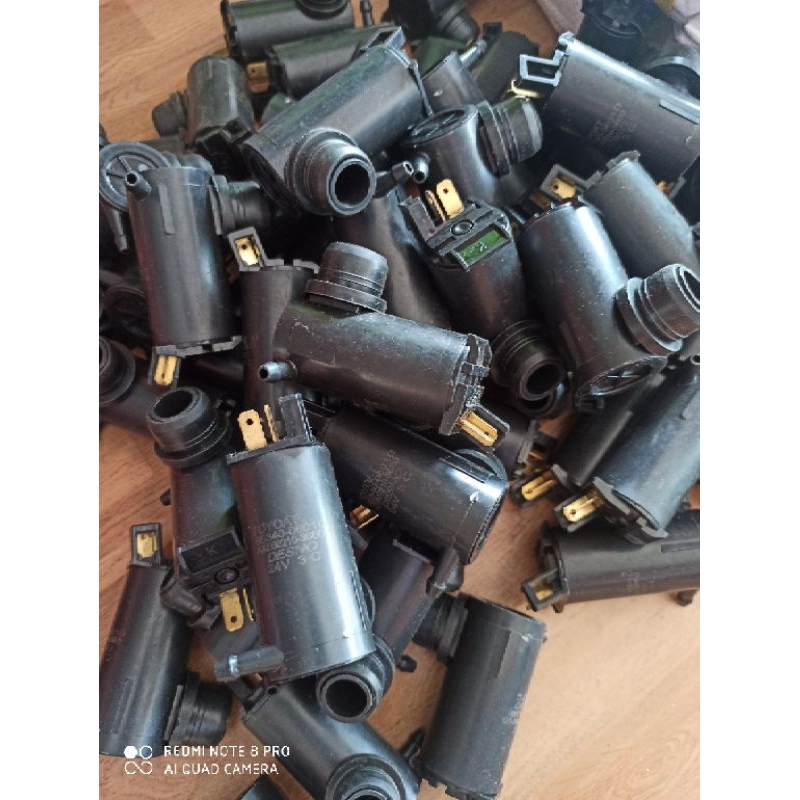 Motor bơm nước rửa kính xe con xe tải 12v 24v
