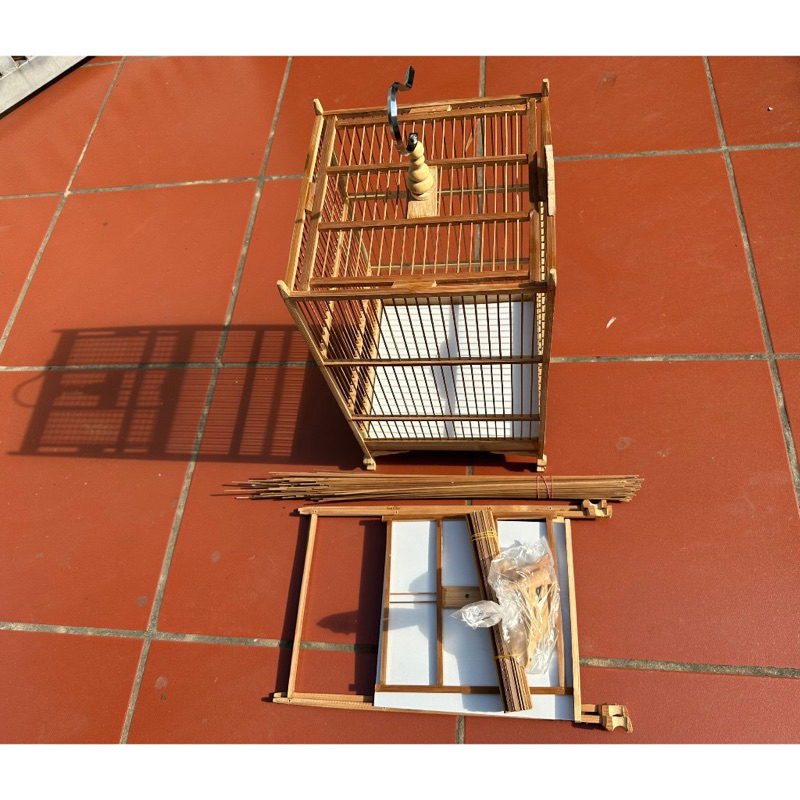 Khung lồng hút mật, khung lồng khuyên, ốc mít tự ráp chất liệu trúc cửa lá đề