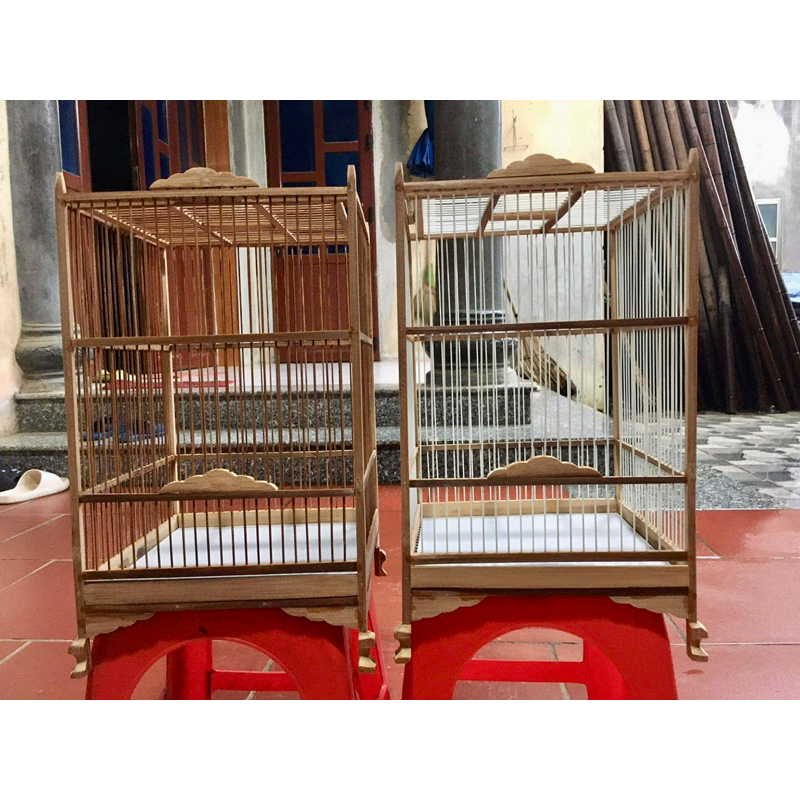 Khung lồng hút mật, khung lồng khuyên, ốc mít tự ráp chất liệu trúc cửa lá đề