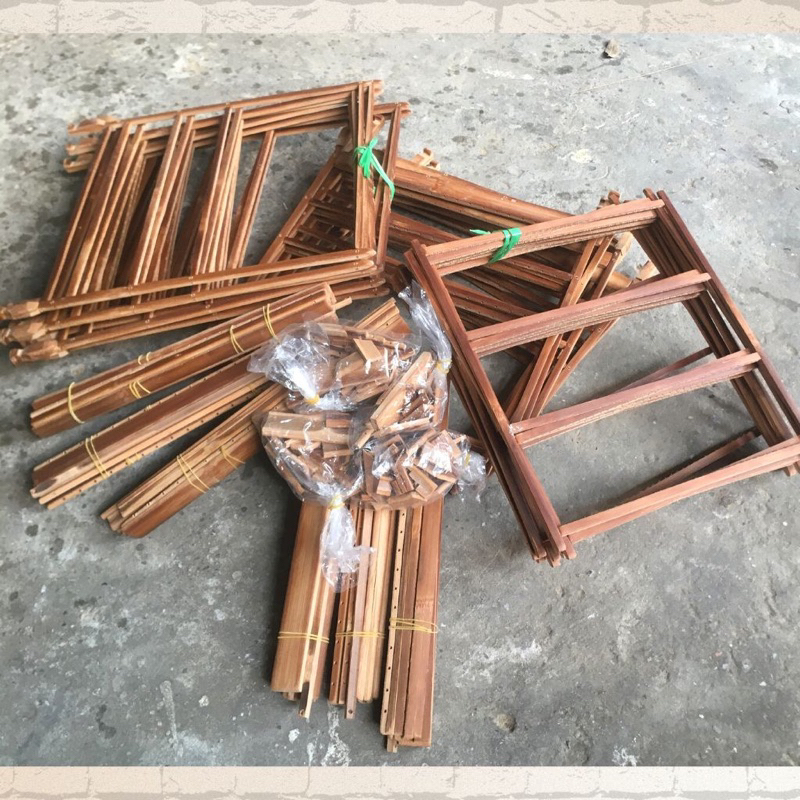 Khung lồng chim chào mào tự ráp lồng chào mào trúc form thái đấu, vuông đấu BS01