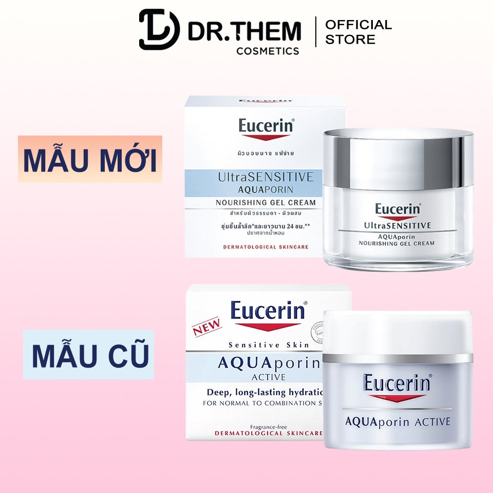 Kem Dưỡng Ẩm Eucerin Eucerin Ultrasensitive Aquaporin Nourishing Gel Cream 50ml - Cho Da Thường Đến Hỗn Hợp