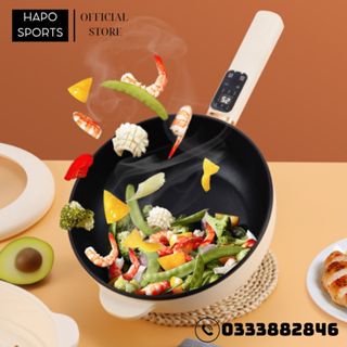 Chảo Điện Đa Năng Chống Dính Cao Cấp, Nồi Điện Đa Năng 2 Tầng Dung Tích 4L - 6L Có Kèm Vỉ Hấp